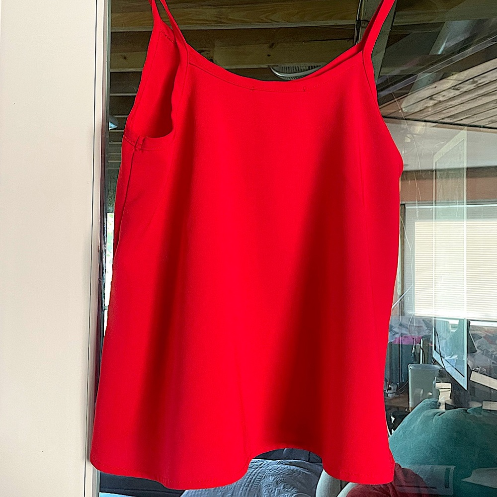 Always Me colorful polyester spandex top Size 10/12